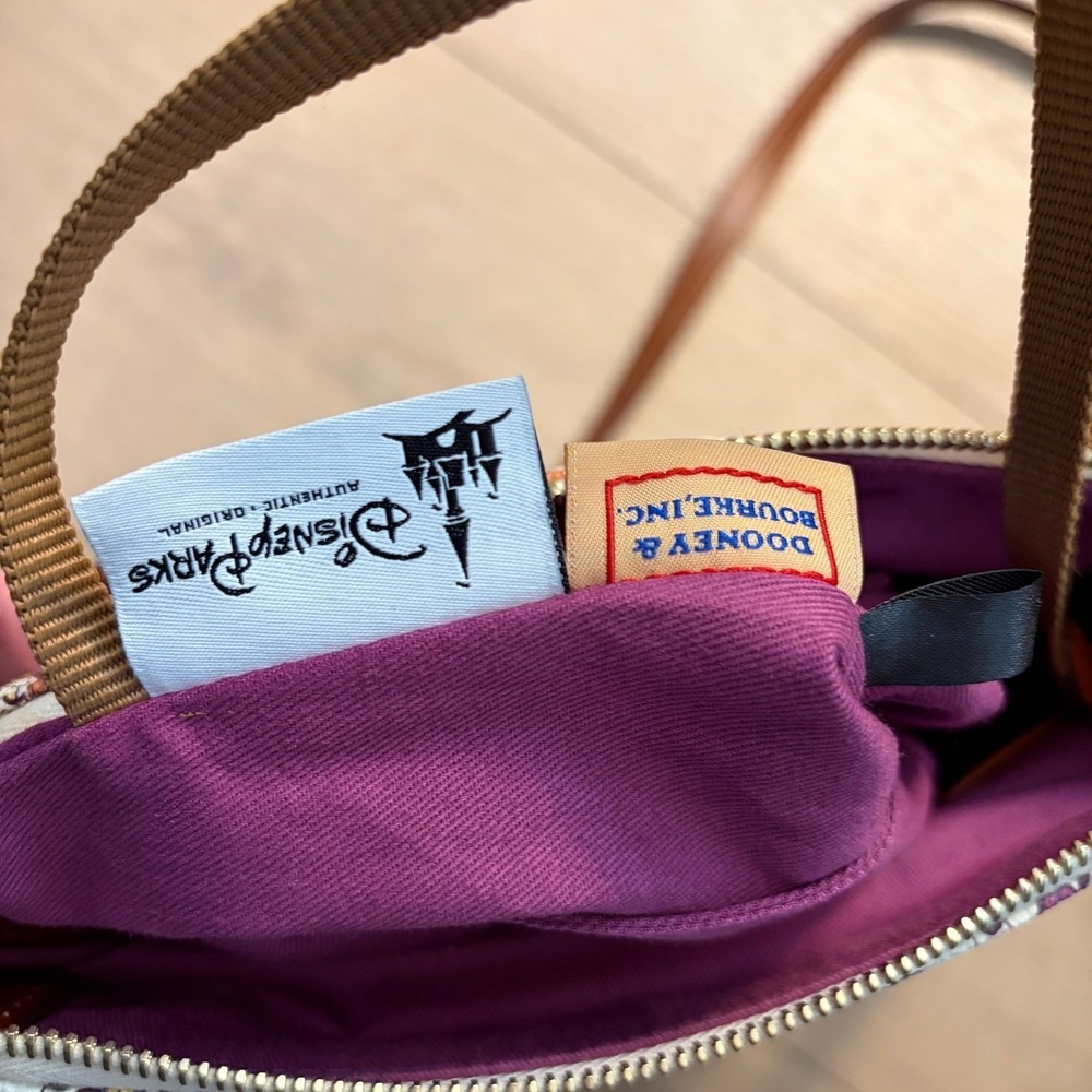 Disney Parks Dooney & Bourke Beauty and the Beast Stained Glass Crossbody Bag - Picture 5 of 7
